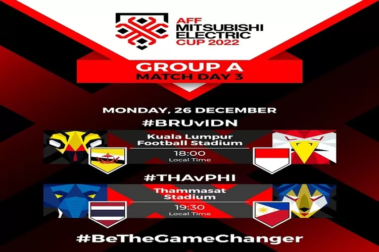 Jadwal Piala AFF 2022 Hari Ini Ada 2 Pertandingan, Brunei vs Indonesia Lengkap dengan Link Nonton Jangan Kelewatan (www.instagram.com/@affmitsubishielectriccup)