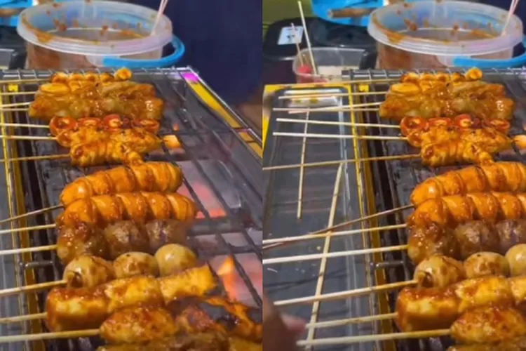 Cara membuat resep bumbu bakaran sosis ala angkringan untuk sambut Tahun Baru 2023. (TikTok @sopbuahirine)