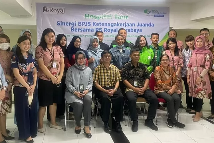  Jajaran BPJS Ketenagakerjaan Juanda dan RS Royal Surabaya disela Hospital Tour
