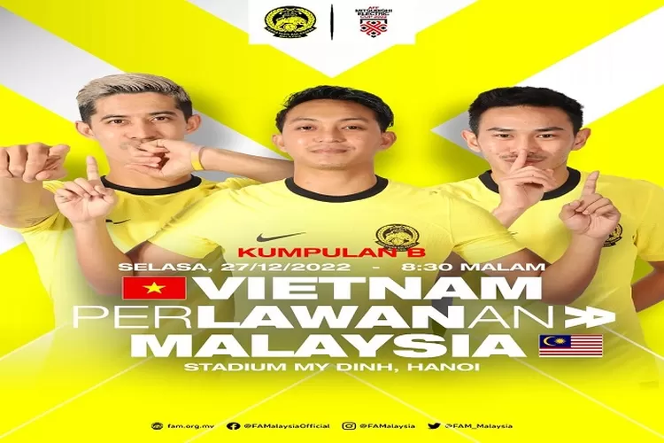 Prediksi Skor Vietnam vs Malaysia di Piala AFF 2022 Hari Ini, Head to Head, Performa Tim, Vietnam Unggul Simak Infonya (www.instagram.com/@famalaysia)