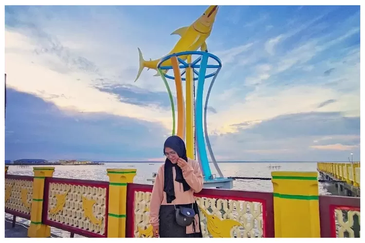 Sensasi Taman Siring Laut, destinasi wisata di Kotabaru Kalimantan Selatan (Instagram @i_vysr)