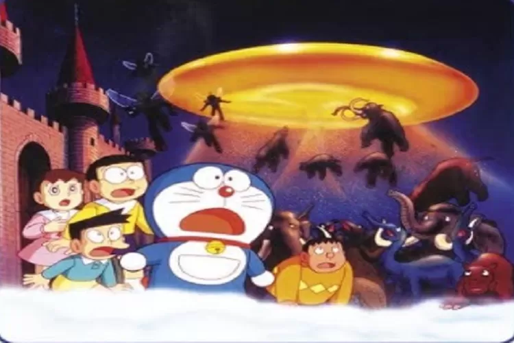 Sinopsis Film Doraemon dan Nobita di Kerajaan Awan Tayang di RCTI Pukul 12.30 WIB Hari Ini, Kibo Datang Menyelamatkan Doraemon (Tangkapan Layar IMDb)