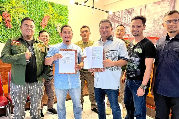 Penandataganan MOU dihadiri juga oleh jajaran pengurus DPP Dan DPC. Foto/Istimewa (Foto/Istimewa)