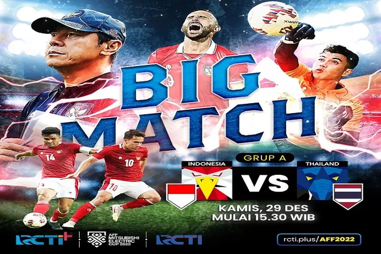 Link Nonton Live Streaming Indonesia vs Thailand di Piala AFF 2022 Pukul 16.30 WIB Hari Ini Ayo Ramaikan Jangan Sampai Kelewatan (www.instagram.com/@rctiplusofficial)
