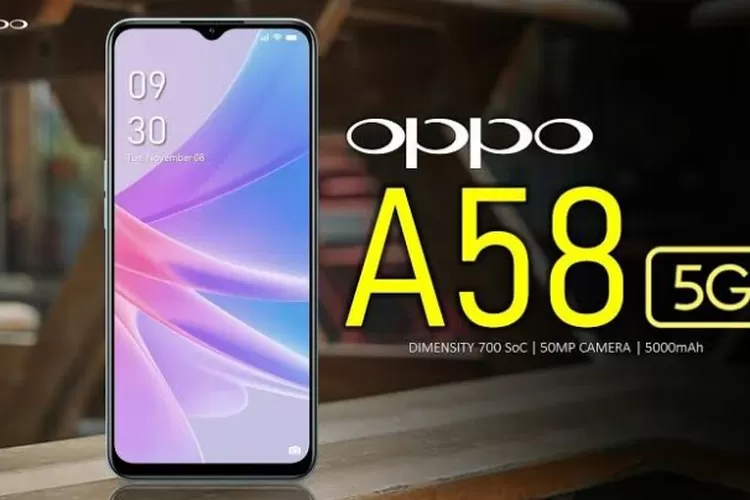 Oppo A58 5G Memiliki Kapasitas Baterai 5.000mAh Dan Dibekali Kamera ...