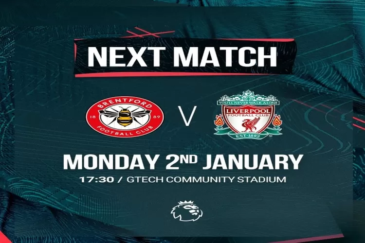 Head to Head Liga Inggris antara Brentford v Liverpool Tanggal 3 Januari 2023 (www.instagram.com/@liverpoolfc)