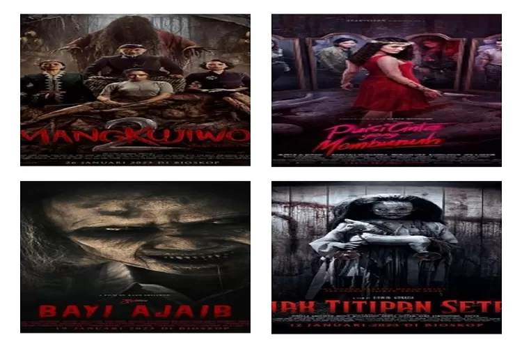 Jadwal Tayang 6 Film Horor Indonesia Bulan Januari 2023 di Bioskop, Hidayah, Mangkujiwo, Bayi Ajaib Dan Lain Film Lainnya (Berbagai Sumber)