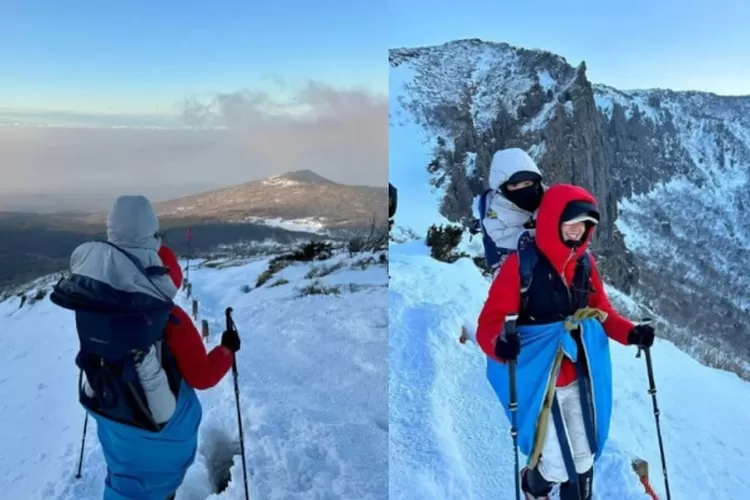 Daebak, Aktris Lee Si Young Taklukkan Gunung Tertinggi Korea Selatan Bersama Anaknya (Instagram )