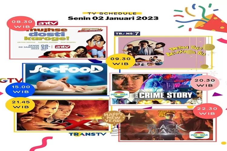 Jadwal Tayang Film Tanggal 2 Januari 2023 di Trans TV, GTV, ANTV, Indosiar,Trans 7 Diantaranya XXX Vin Diesel Genre Aksi (www.instagram.com/@dunia_tv)