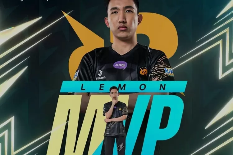 Lemon sang alien berhasil meraih MVP pada pertandingan pertama RRQ dalam ajang M4.  (instagram @mpl.id.official)