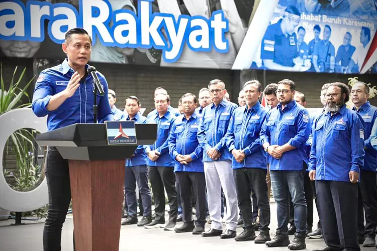 IIustrasi: AHY mengkritisi terbitnya Perppu Cipta kerja (Foto: dokumentasi Partai Demokrat)