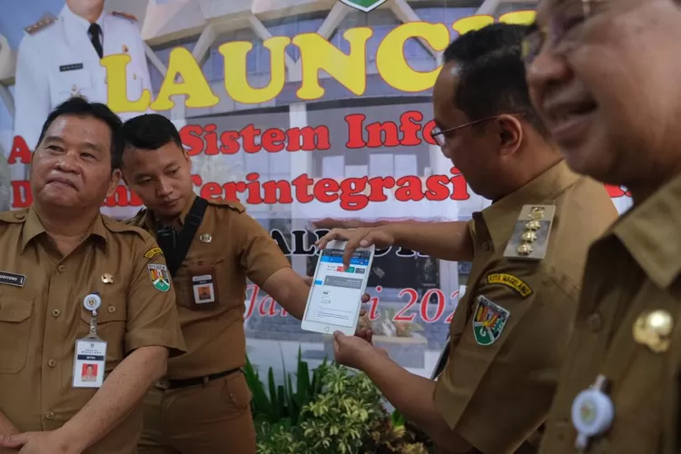Peluncuran aplikasi SRIKANDI oleh Pemkot Magelang. (Dok. Pemkot Magelang)