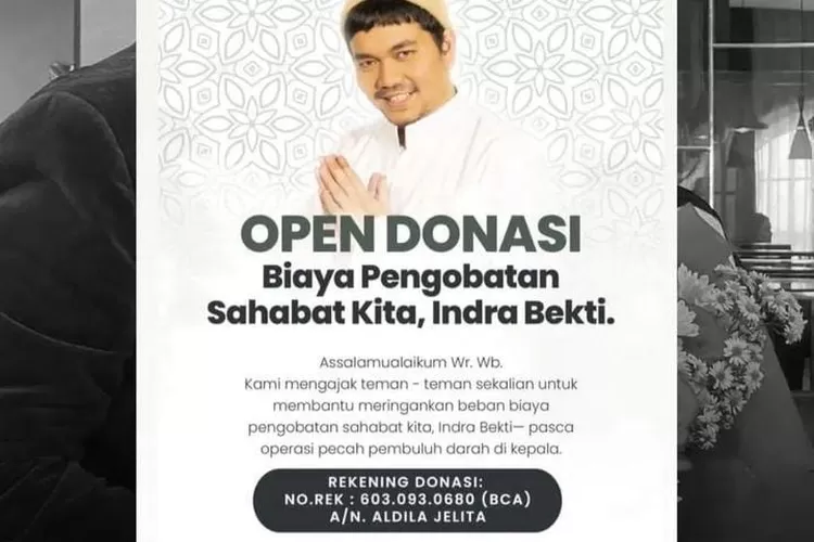 Tak hanya Aldilla Jelita, Aldi Taher juga membuat postingan instagram open donasi untuk Indra Bekti