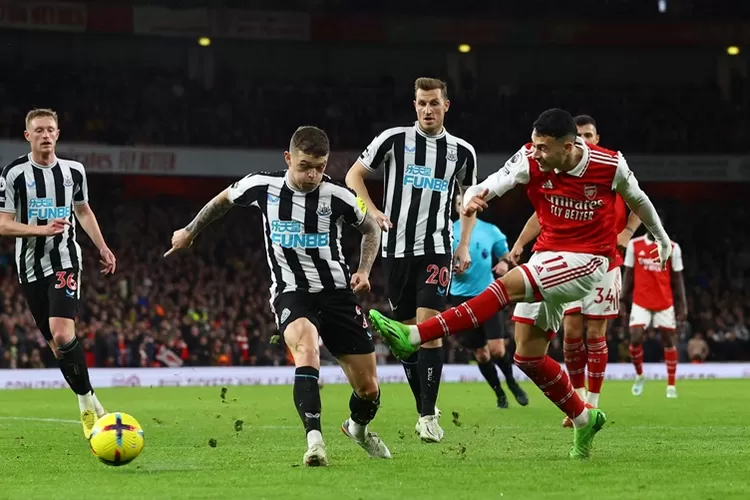 Arsenal ditahan Imbang Newcastle pada lanjutan kompetisi Liga Inggris pada Rabu dini hari WIB.