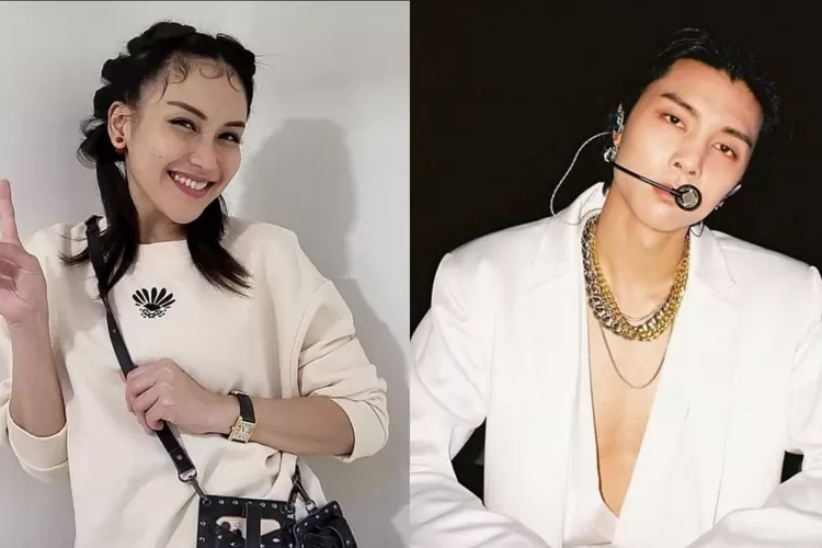 Pedangdut Ayu Ting Ting sempat menonton konser NCT 127 bersama Bilqis dan ia memuji ketampanan Johnny (Kolase Intagram/@ayutinting92 dan @johnnyjsuh)