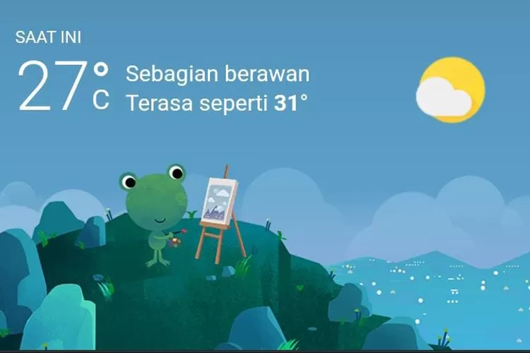 Prakiraan cuaca hari ini  untuk wilayah DKI Jakarta