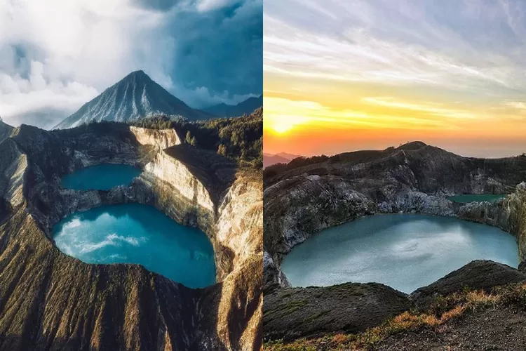 Destinasi wisata alam Danau Kelimutu di Nusa Tenggara Timur (Instagram @indonesiajuaratrip)