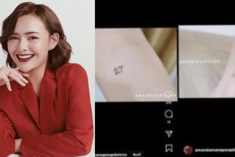 Pesinetron Amanda Manopo dihujani beragam komentar oleh netizen terkait sejumlah tato yang terlukis di tubuhnya, ternyata ini makna dari tato tersebut.  (Gorajuara.com/Kolase Instagram/@amandamanopo dan @amandamanopoupdetsz)