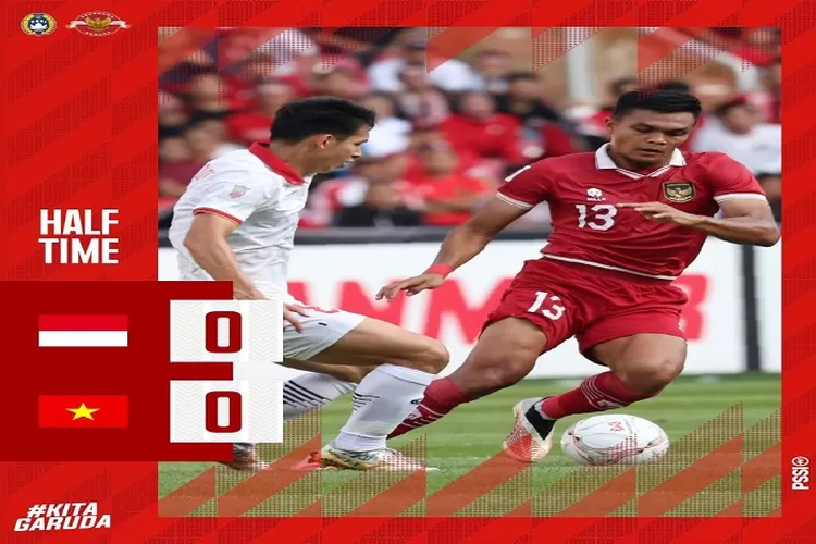 Hasil Pertandingan Indonesia vs Vietnam di Semi Final Leg 1 Piala AFF 2022, Tidak Ada Gol Tercipta Pada Half Time dan Full Time (www.instagram.com/@pssi)