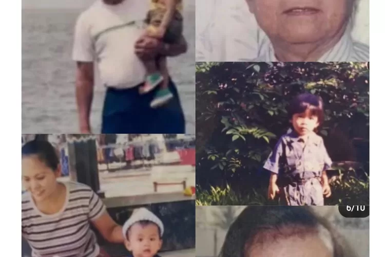 Foto masa kecil Tiko  (tiktok @kimmust)