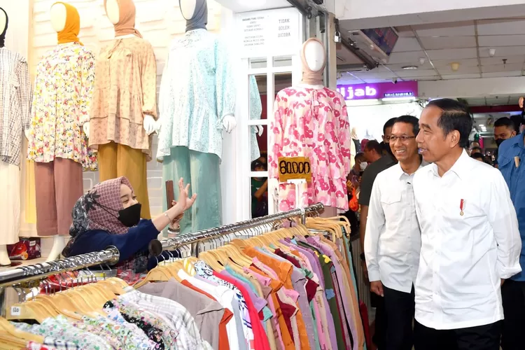 Presiden Jokowi Keliling Pasar Tanah Abang (Istimewa)