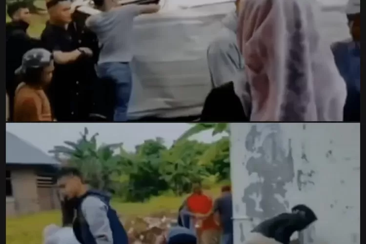 Mobil pengangkut uang miliaran rupiah terbalik di Padang Pariaman, Sumatera Barat.  ( Instagram @beritaindonesia)