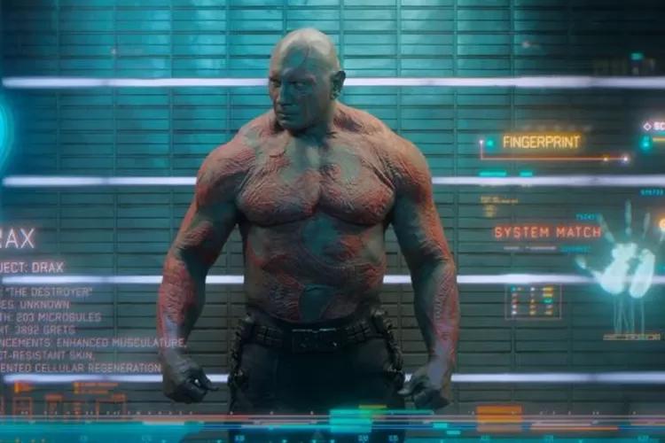 Butista merasa lega setelah dia berhenti berperan sebagai Drax (Tangkapan layar YouTube Marvel Entertaiment)