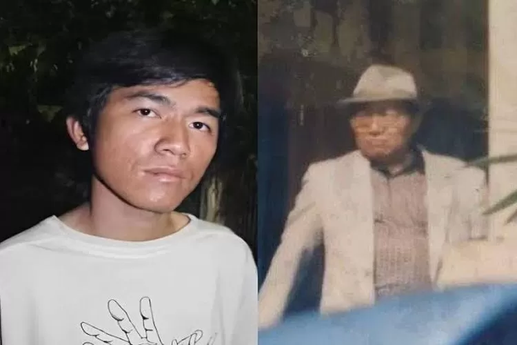 Tiko dan sosok ayahnya yang diduga sudah meninggal dunia. Foto/instagram (Foto/instagram)