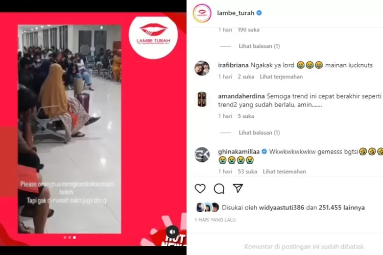 anak main lato-lato di Rumah Sakit (Tangkapan layar instagram @lambe_turah)