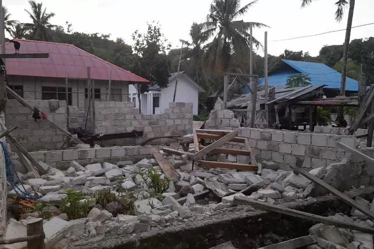 Kondisi Maluku usai gempa. 