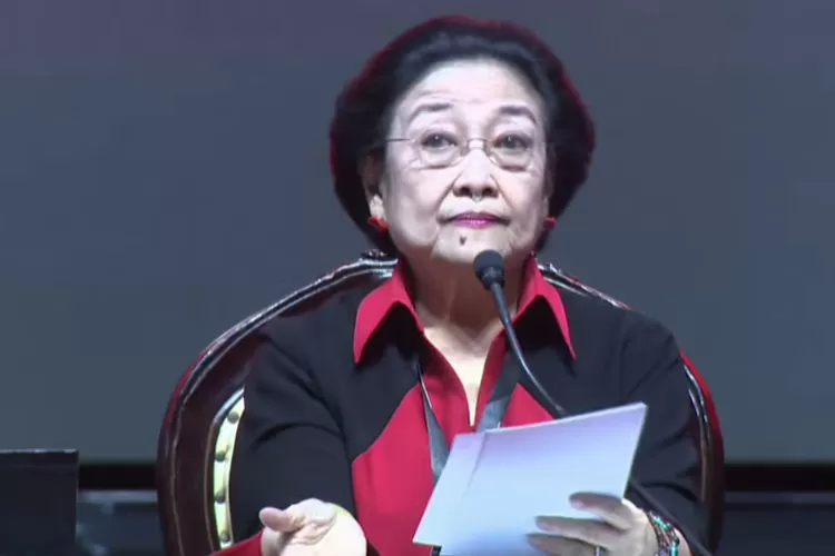 Megawati singgung isu Pemilu 2024 dan Ganjar Pranowo  (Tangkapan Layar Youtube PDI Perjuangan )