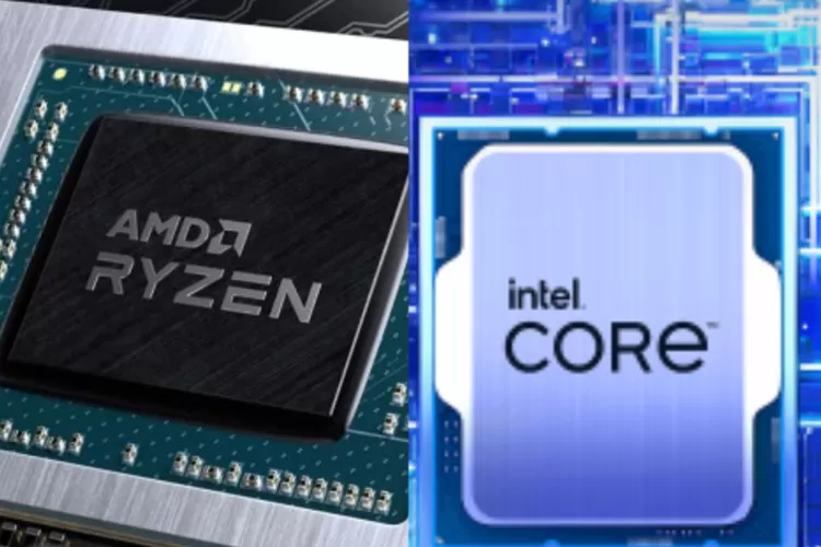 Ilustrasi Intel Core i7 Vs AMD Ryzen 7 di laptop gaming 10 jutaan dari Acer  (Intel.com dan amd.com)