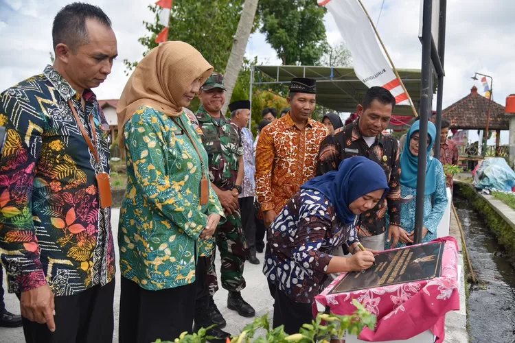 PeresmianPembangunan Kalurahan Kragilan. (Dokumen Pemkab Sleman)