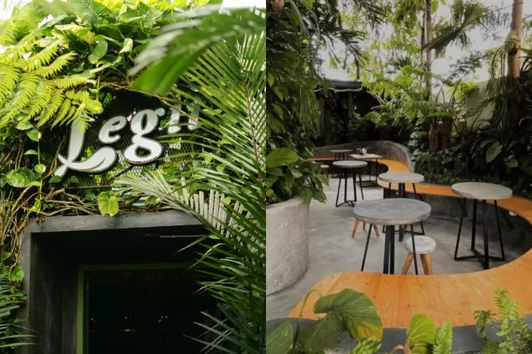 Rekomendasi tempat nongkrong super aesthetic di Yogyakarta (Instagram @svargaflora.coffee @legitdapurkebun)