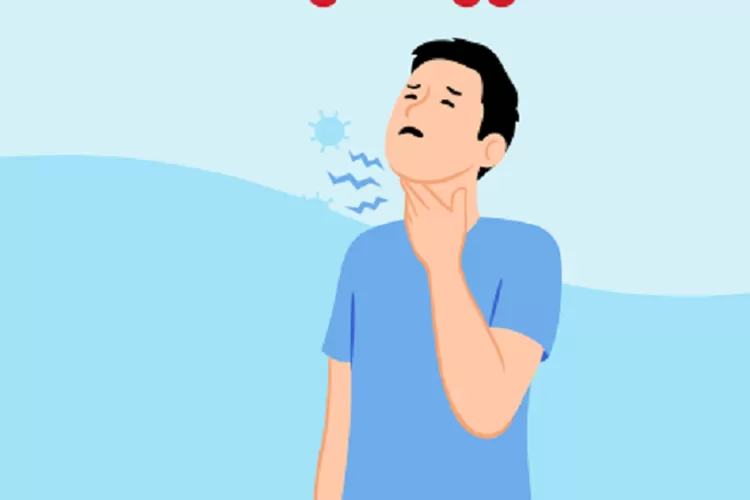 Sakit Tenggorokan (foto: Kemenkes)