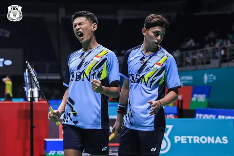 Fajar Alfian dan Muhammad Rian Ardianto Lolos ke Perempat Final Malaysia Open 2023 Kalahkan Wakil Jerman Dalam 3 Game (www.instagram.com/@badminton.ina)