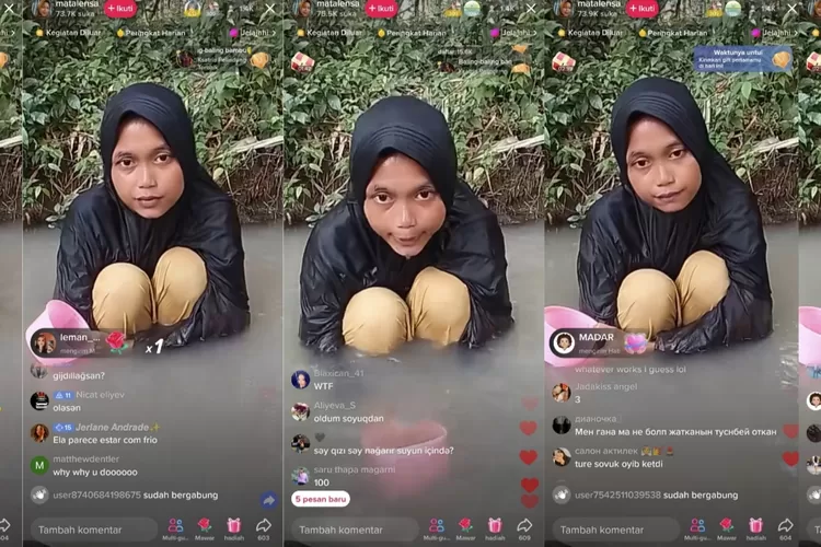 MIRIS! Aksi Guyur Badan Di Live TikTok ‘Ngemis Online Jaman Now’ Jadi ...