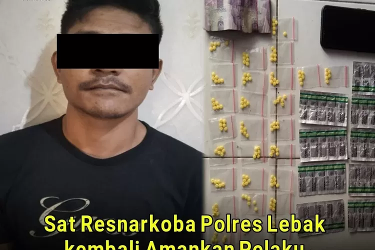 Pengedar obat tak berizin edar di Kabupaten Lebak Ditangkap (Foto: TOPMedia)