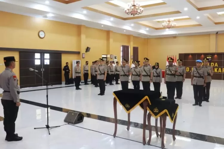 Sertijab sejumlah PJU Polda DIY dipimpin Kapolda Irjen Suwondo Nainggolan  (Istimewa )