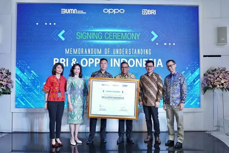 BRI Jalin Kerja Sama dengan Oppo Indonesia Perluas Transaksi Digital. (Foto: Humas BRI)