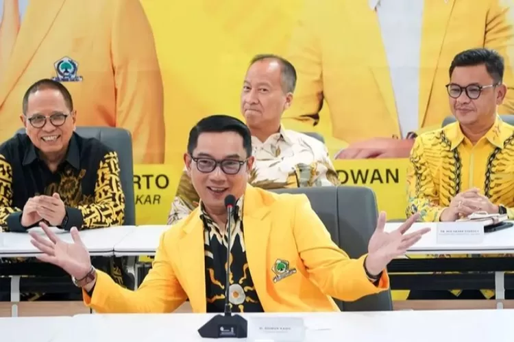 Ridwan Kamil Gabung Golkar Untuk Gemukkan Suara Airlangga Di Jawa Barat ...