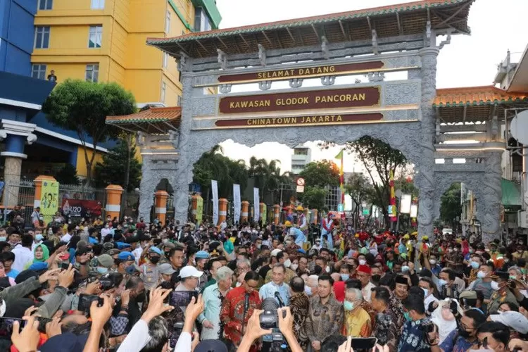 Kawasan pecinan Glodok di Jakarta Barat 