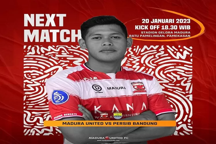 Prediksi Skor Madura United vs Persib Bandung di BRI Liga 1 2022 2023 Hari Ini, Head to Head 30 Kali Tangga 20 Januari 2023 (www.instagram.com/@maduraunited.fc)