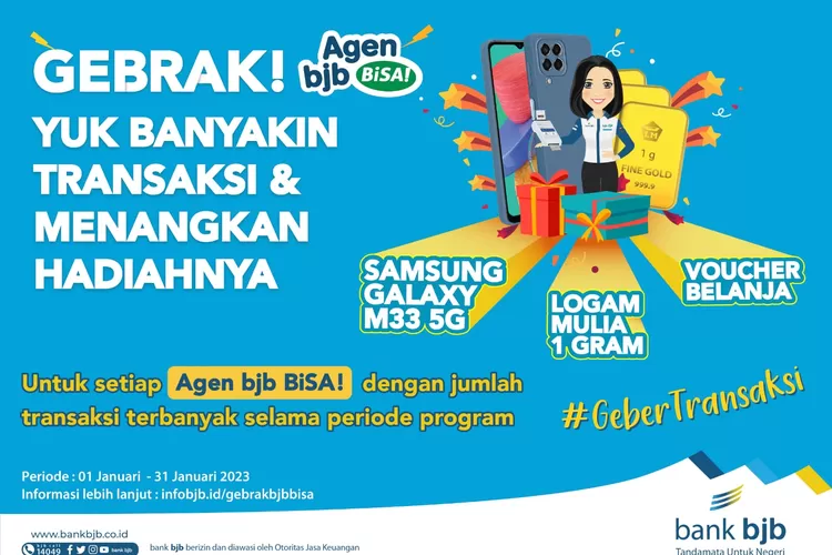 bank bjb telah menyiapkan program khusus bagi Anda para agen. Program ini diperuntukkan bagi ratusan agen bjb BiSA mendapatkan voucher belanja Rp100.000. (ayopontianak.com/dok. bank bjb)