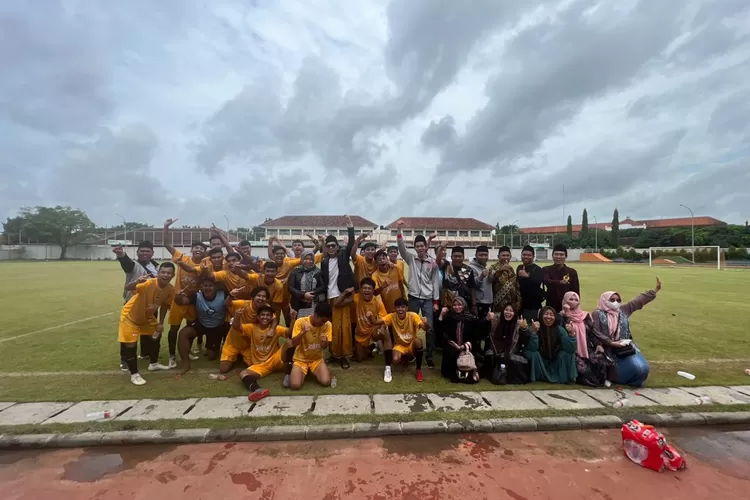 Tim Manhik United perwakilan Jawa Tengah usai menang di laga semifinal Porseni NU 2023 Jumat 20 Januari 2023.  ((dok Manhik))