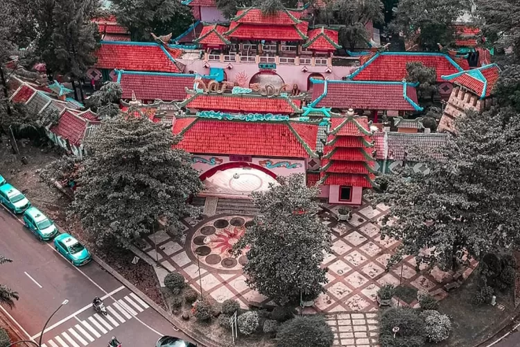 Potret tempat wisata Kampung Cina Cibubur ( Instagram aku @mhmd_ikbale)