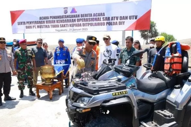 Bantuan ATV untuk mendukung pengamanan di daerah wisata Yogyakarta  (Istimewa )