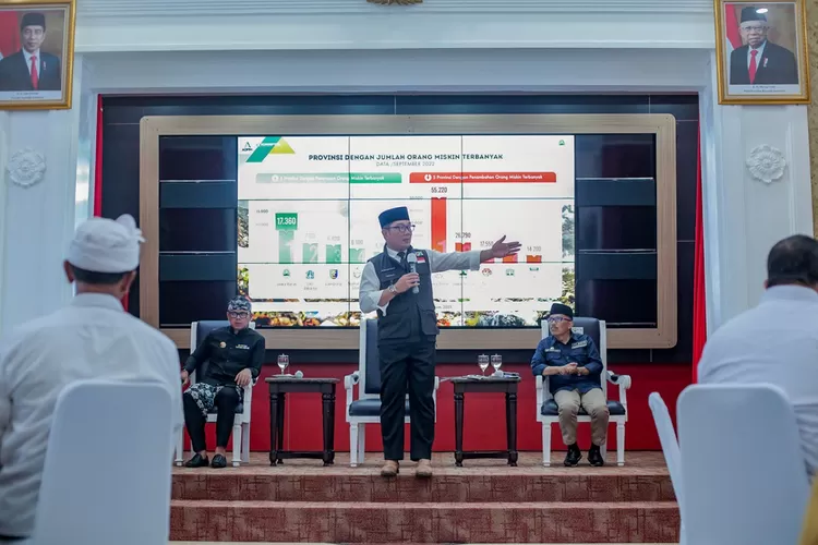 Gubernur Jawa Barat Ridwan Kamil saat berkunjung ke Balai Kota Bogor, belum lama ini. (Prokompim Kota Bogor)