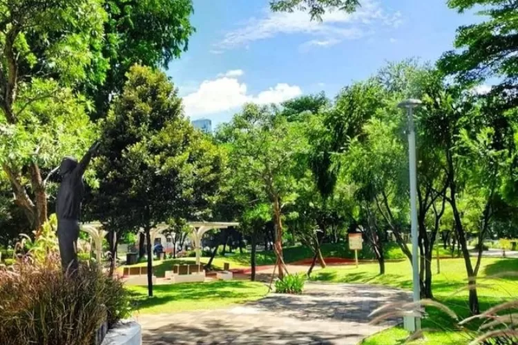 Taman Mataram Jakarta Selatan tempat recomended buat mampir (Instagram @tamanhutandki)