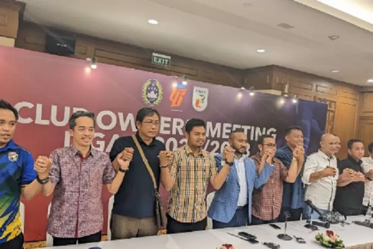 Pertemuan klub-klub Liga 2 dengan PT LIB dan PSSI